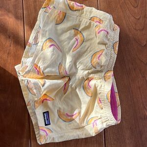 Girls Patagonia shorts.